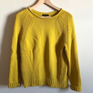 J. Crew Pullover Sweater in Mustard Yellow